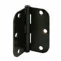 Prime-Line Door Hinge Residential Smooth Pivot, 3-1/2 in. with 5/8 in. Corners, Oil Rubbed Bronze 3 Pack U 1150873